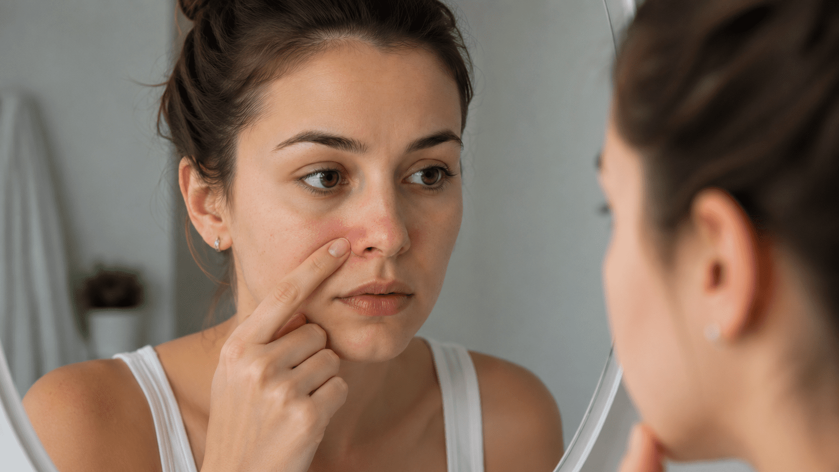 how to get rid of redness around nose